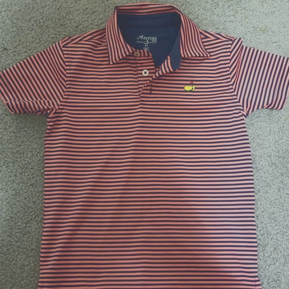 Masters 3T SS Dri-Fit Shirt-Pink and Navy